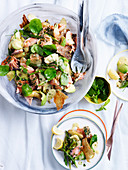 Kartoffel-Lachs-Salat mit Senfdressing