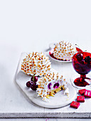Mini panettone bombe Alaskas