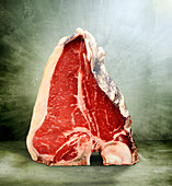 Dry aged t-bone steak