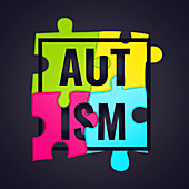 Autism awareness, illustration