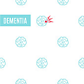 Dementia, conceptual illustration