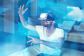 Virtual reality, conceptual image