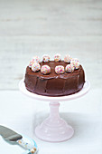 Easter chocolate truffle cake
