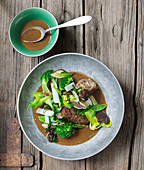 Braised beef ribs with Indonesian pepper sauce