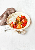 Sweet and sour chicken abodo