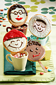 Funny biscuit lollies