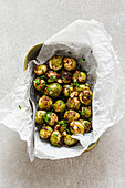 Roasted Brussels sprouts
