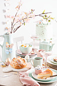 An Easter brunch with sweet and savoury dishes
