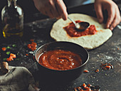 Tomato sauce for pizza