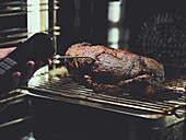 Grilled pulled pork