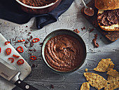 Mole Poblano with corn chips (Mexico)