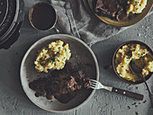Dutch oven ox cheeks