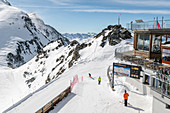 Switzerland, Engadin, Sankt Moritz: View from Corvatsch summit (3303m)