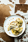 South Tyrolean ravioli filled with spinach