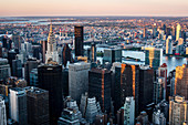 Blick auf Manhattan, New York City, USA