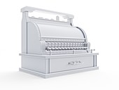 Cash register, illustration