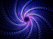 Nanotechnology, abstract fractal illustration