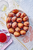 Jam-filled doughnuts