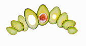 Avocado-Stilleben