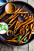 Harissa Roasted Carrots