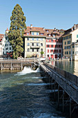 A needle dam, Lucerne, Switzerland