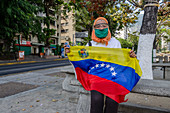 Political protest, Venezuela, during Covid-19 outbreak