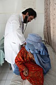 Female hospital patient, Afghanistan