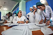 Hospital nurses, Afghanistan