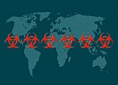 Global pandemic, illustration