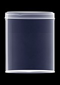 Lidded tin container, X-ray