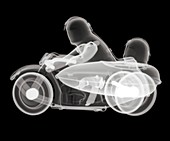 Motor biker, X-ray