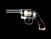 Revolver coloured, X-ray