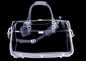 Bag with a shoulder strap, X-ray