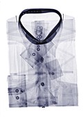 Folded shirt, X-ray