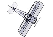 Model airplane, X-ray