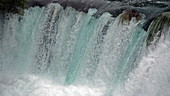 Skradin's waterfall gushing, Croatia