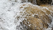 Close up of Skradin's waterfall, Croatia