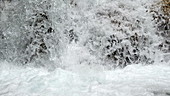 Skradin's waterfall in Croatia