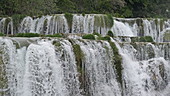 Skradin's waterfall over rocks, Croatia