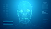 Facial recognition, animation