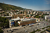 Blick auf den Platz der Rosenrevolution (ehemaliger Platz von dem Monument 'Andropows Ohren'), Tiflis, Georgien
