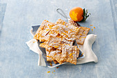 Cenci al Vin Santo (Toskanisches Fastnachstgebäck, Italien)