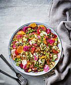Rote-Bete-Salat mit Ziegenkäse und Zitrusfrüchten
