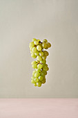 Floating white grapes