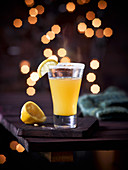 Lemon juice with lemon liqueur