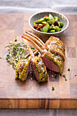 Loin of lamb with herb crust