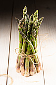 Bunch of green asparagus