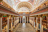 Der Kuppelsaal in der finnischen Nationalbibliothek in Helsinki, Finnland