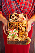 Assorted christmas cookies