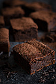 Brownies mit Kakaopulver